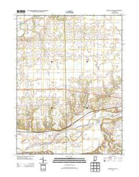 Richvalley Indiana Historical topographic map, 1:24000 scale, 7.5 X 7.5 Minute, Year 2013