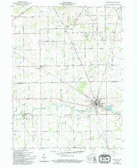 Ridgeville Indiana Historical topographic map, 1:24000 scale, 7.5 X 7.5 Minute, Year 1960