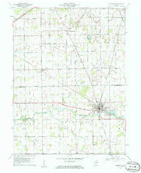 Ridgeville Indiana Historical topographic map, 1:24000 scale, 7.5 X 7.5 Minute, Year 1960