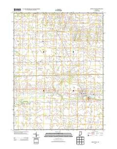 Ridgeville Indiana Historical topographic map, 1:24000 scale, 7.5 X 7.5 Minute, Year 2013