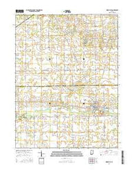 Ridgeville Indiana Current topographic map, 1:24000 scale, 7.5 X 7.5 Minute, Year 2016