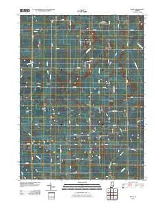 Ripley Indiana Historical topographic map, 1:24000 scale, 7.5 X 7.5 Minute, Year 2010