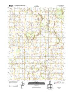 Ripley Indiana Historical topographic map, 1:24000 scale, 7.5 X 7.5 Minute, Year 2013