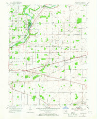 Riverwood Indiana Historical topographic map, 1:24000 scale, 7.5 X 7.5 Minute, Year 1953