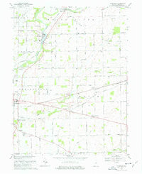 Riverwood Indiana Historical topographic map, 1:24000 scale, 7.5 X 7.5 Minute, Year 1969