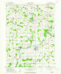 Roann Indiana Historical topographic map, 1:24000 scale, 7.5 X 7.5 Minute, Year 1961
