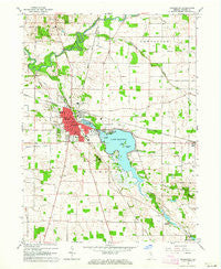 Rochester Indiana Historical topographic map, 1:24000 scale, 7.5 X 7.5 Minute, Year 1962