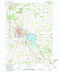 Rochester Indiana Historical topographic map, 1:24000 scale, 7.5 X 7.5 Minute, Year 1962