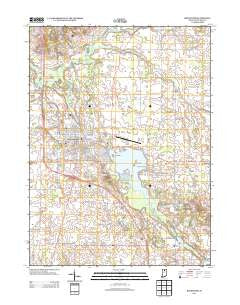 Rochester Indiana Historical topographic map, 1:24000 scale, 7.5 X 7.5 Minute, Year 2013