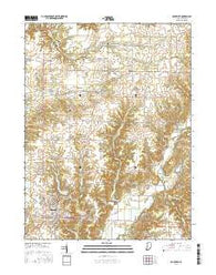 Rockville Indiana Current topographic map, 1:24000 scale, 7.5 X 7.5 Minute, Year 2016