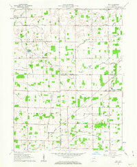 Roll Indiana Historical topographic map, 1:24000 scale, 7.5 X 7.5 Minute, Year 1962