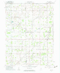Roll Indiana Historical topographic map, 1:24000 scale, 7.5 X 7.5 Minute, Year 1962