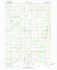 Roll Indiana Historical topographic map, 1:24000 scale, 7.5 X 7.5 Minute, Year 1962