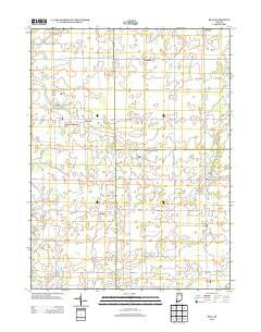 Roll Indiana Historical topographic map, 1:24000 scale, 7.5 X 7.5 Minute, Year 2013