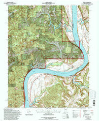 Rome Indiana Historical topographic map, 1:24000 scale, 7.5 X 7.5 Minute, Year 1993
