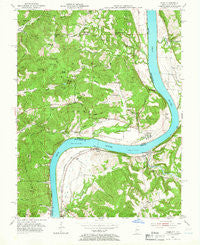 Rome Indiana Historical topographic map, 1:24000 scale, 7.5 X 7.5 Minute, Year 1953