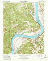 Rome Indiana Historical topographic map, 1:24000 scale, 7.5 X 7.5 Minute, Year 1970