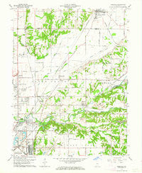 Rosedale Indiana Historical topographic map, 1:24000 scale, 7.5 X 7.5 Minute, Year 1962