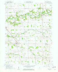 Rossville Indiana Historical topographic map, 1:24000 scale, 7.5 X 7.5 Minute, Year 1961