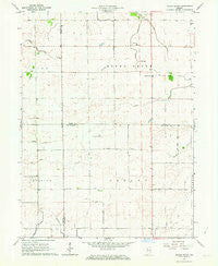Round Grove Indiana Historical topographic map, 1:24000 scale, 7.5 X 7.5 Minute, Year 1962