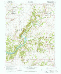 Russellville Indiana Historical topographic map, 1:24000 scale, 7.5 X 7.5 Minute, Year 1963