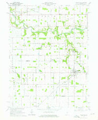 Russiaville Indiana Historical topographic map, 1:24000 scale, 7.5 X 7.5 Minute, Year 1961