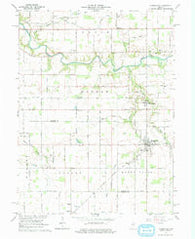 Russiaville Indiana Historical topographic map, 1:24000 scale, 7.5 X 7.5 Minute, Year 1961