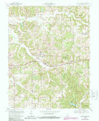 Saint Anthony Indiana Historical topographic map, 1:24000 scale, 7.5 X 7.5 Minute, Year 1969