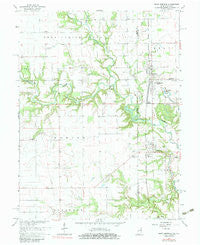Saint Bernice Indiana Historical topographic map, 1:24000 scale, 7.5 X 7.5 Minute, Year 1966