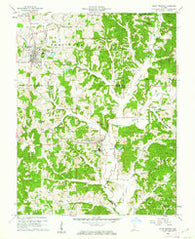 Saint Meinrad Indiana Historical topographic map, 1:24000 scale, 7.5 X 7.5 Minute, Year 1960