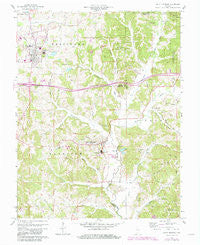 Saint Meinrad Indiana Historical topographic map, 1:24000 scale, 7.5 X 7.5 Minute, Year 1960