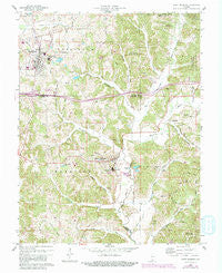 Saint Meinrad Indiana Historical topographic map, 1:24000 scale, 7.5 X 7.5 Minute, Year 1960