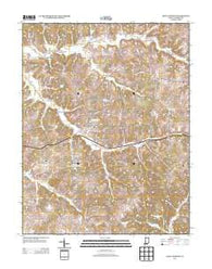 Saint Anthony Indiana Historical topographic map, 1:24000 scale, 7.5 X 7.5 Minute, Year 2013