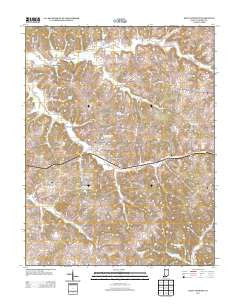Saint Anthony Indiana Historical topographic map, 1:24000 scale, 7.5 X 7.5 Minute, Year 2013