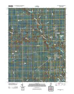 Saint Bernice Indiana Historical topographic map, 1:24000 scale, 7.5 X 7.5 Minute, Year 2011