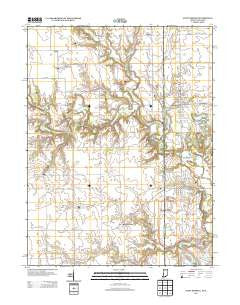 Saint Bernice Indiana Historical topographic map, 1:24000 scale, 7.5 X 7.5 Minute, Year 2013