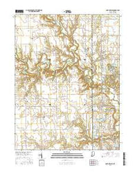 Saint Bernice Indiana Current topographic map, 1:24000 scale, 7.5 X 7.5 Minute, Year 2016