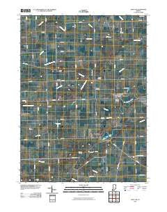 Saint Joe Indiana Historical topographic map, 1:24000 scale, 7.5 X 7.5 Minute, Year 2010
