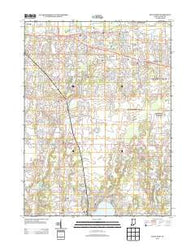 Saint John Indiana Historical topographic map, 1:24000 scale, 7.5 X 7.5 Minute, Year 2013
