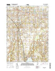 Saint John Indiana Current topographic map, 1:24000 scale, 7.5 X 7.5 Minute, Year 2016