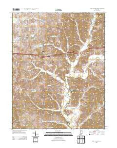 Saint Meinrad Indiana Historical topographic map, 1:24000 scale, 7.5 X 7.5 Minute, Year 2013