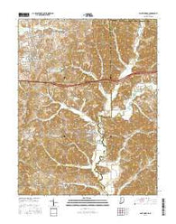 Saint Meinrad Indiana Current topographic map, 1:24000 scale, 7.5 X 7.5 Minute, Year 2016