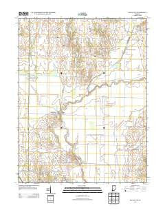 Saline City Indiana Historical topographic map, 1:24000 scale, 7.5 X 7.5 Minute, Year 2013