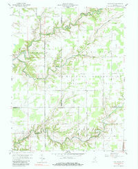 San Jacinto Indiana Historical topographic map, 1:24000 scale, 7.5 X 7.5 Minute, Year 1959
