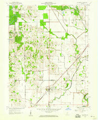 Sandborn Indiana Historical topographic map, 1:24000 scale, 7.5 X 7.5 Minute, Year 1958