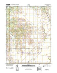 Sandborn Indiana Historical topographic map, 1:24000 scale, 7.5 X 7.5 Minute, Year 2013