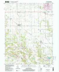 Sandford Indiana Historical topographic map, 1:24000 scale, 7.5 X 7.5 Minute, Year 1998
