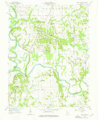 Sandy Hook Indiana Historical topographic map, 1:24000 scale, 7.5 X 7.5 Minute, Year 1958