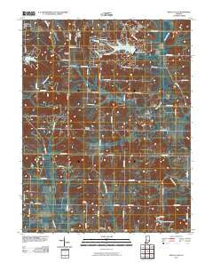 Santa Claus Indiana Historical topographic map, 1:24000 scale, 7.5 X 7.5 Minute, Year 2010
