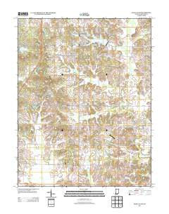 Santa Claus Indiana Historical topographic map, 1:24000 scale, 7.5 X 7.5 Minute, Year 2013